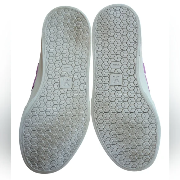 Veja Campo Leather White Mulberry Sneakers Size 39 - Picture 7 of 15